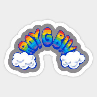 ROY G BIV Rainbow! Sticker